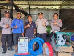 Polres Pelabuhan Tanjung Perak Salurkan Bantuan Alat Pertanian untuk Dukung Ketahanan Pangan Nasional