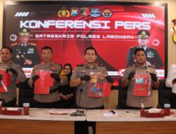 Polres Lamongan Ungkap Jaringan Ganjal ATM Lintas Daerah, 5 Tersangka Residivis Diamankan