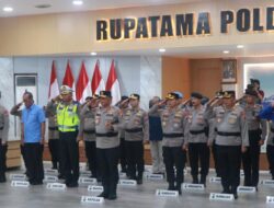 Jelang Hari Bhayangkara ke-80, Polda Jatim Ikuti Upacara Pemuliaan Nilai-Nilai Tribrata