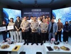Hari Bhayangkara ke -80 Polda Jatim Dorong Pemanfaatan AI untuk Keamanan Publik Melalui KREAFEST 2026