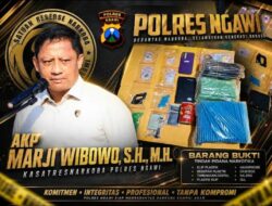 BRAVO” Genderang Perang Berantas Peredaran Narkoba, Satresnarkoba Polres Ngawi Berhasil Sita Sabu 39,222 gram