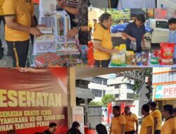 BRAVO” Semarak HUT ke-80 Bhayangkara, Polres Pelabuhan Tanjung Perak Gelar Bakti Kesehatan hingga Bazar Murah