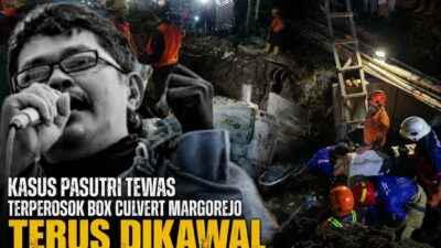 Kasus Pasutri Tewas Terperosok Box Culvert Margorejo Terus Dikawal, Publik Pertanyakan Penetapan Tersangka dan Kelanjutan Proyek