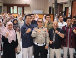 Polres Gresik Tanamkan Budaya Tertib Lalu Lintas Sejak Dini, Gandeng Guru Lewat Polantas Menyapa