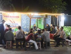 Kapolres Bondowoso Blusukan ke Pos Ronda Bukti Sinergitas Polri dengan Masyarakat untuk Kamtibmas