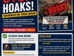 Korlantas Polri: Masyarakat Diimbau Tidak Mudah Percaya Hoaks Terkait Polisi Akan Denda Rp250 Ribu untuk Ban Gundul