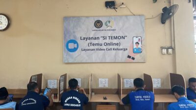 SI TEMON, JEMBATAN RINDU WARGA BINAAN LAPAS SIDOARJO DENGAN KELUARGA