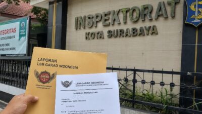 Dugaan Maladministrasi Kelurahan Sidotopo Wetan, LSM GARAD laporkan ke Inspektorat Surabaya Pastikan Segera di tindak lanjuti 