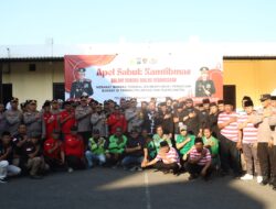Polres Pelabuhan Tanjung Perak Gelar Apel Sabuk Kamtibmas dalam Rangka Dialog Kebangsaan