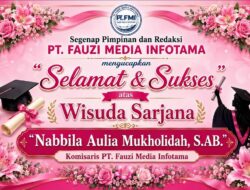 “Selamat & Sukses” atas Wisuda Sarjana