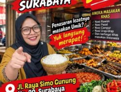 Warung Umik Rahma Resmi Buka, Hadirkan Aneka Masakan Khas Indonesia di Simo Gunung