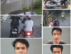 Tiga Terduga Pelaku Curanmor Diamankan Resmob Polrestabes Surabaya