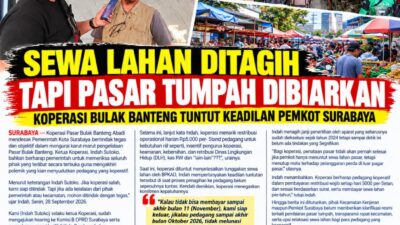 Sewa Lahan Ditagih Tapi Pasar Tumpah Dibiarkan, Koperasi Bulak Banteng Tuntut Keadilan Pemkot Surabaya