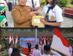 Peringati HUT Bangsa Indonesia Ke 81 Tahun 2026 SMP Negeri 1 Kota Kediri Gelar Upacara Bendera