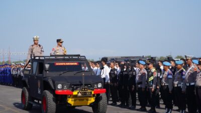 2.678 Personel Dikerahkan, Kapolda NTB Pimpin Apel Ops Mandalika Rinjani 2026 Amankan MotoGP
