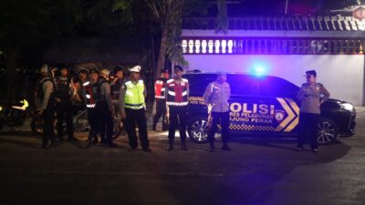 Polres Pelabuhan Tanjung Perak Gelar Patroli Skala Besar, Antisipasi Gangster dan Balap Liar